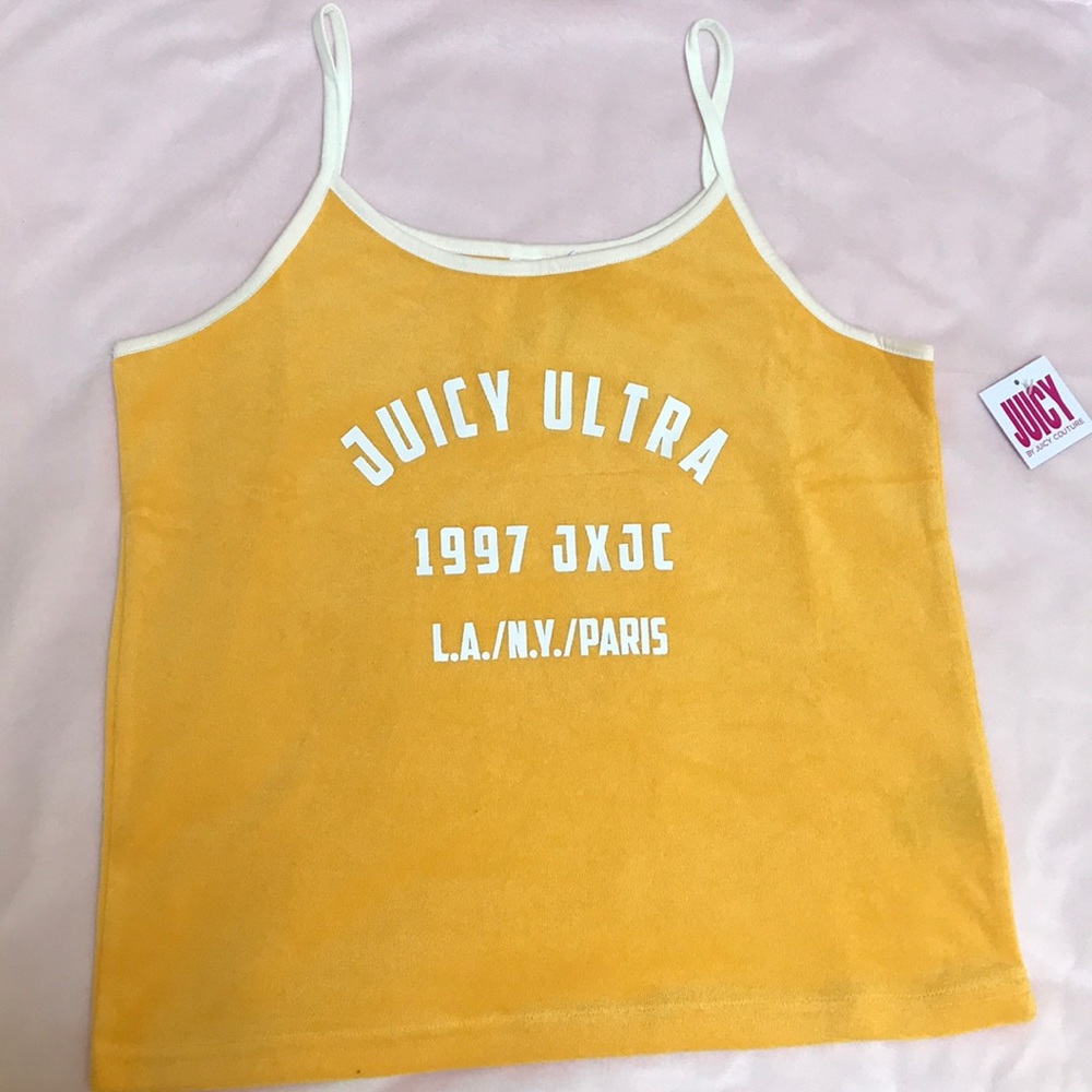 JUICY COUTURE YELLOW TOP